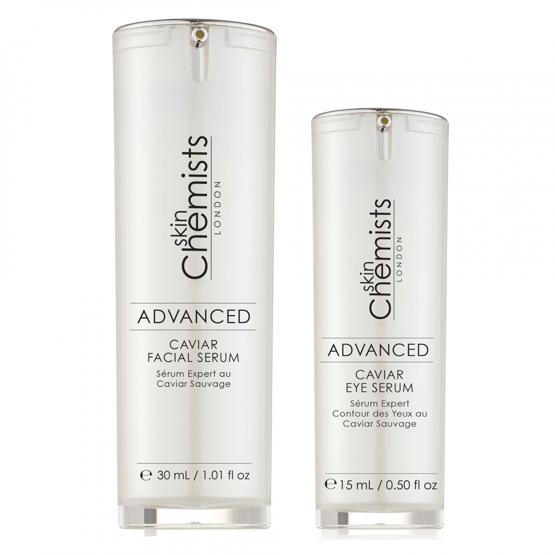 Skin Chemists - Set : Advanced Caviar Facial Serum + Eye Serum