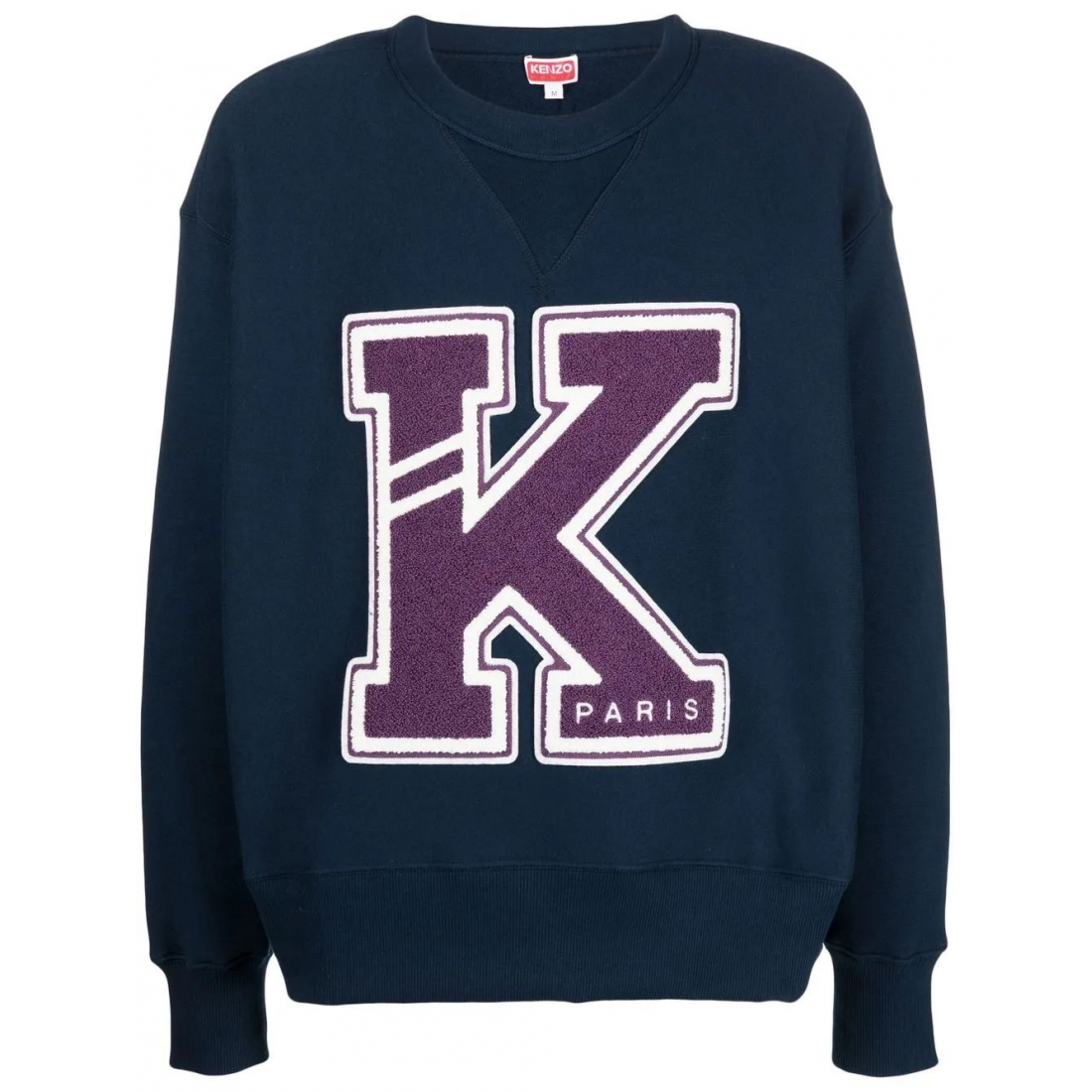 Sweatshirt 'Logo-Appliqué Crew-Neck' pour Hommes