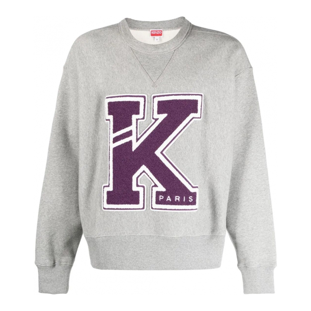 Sweatshirt 'Logo-Patch Detail' pour Hommes