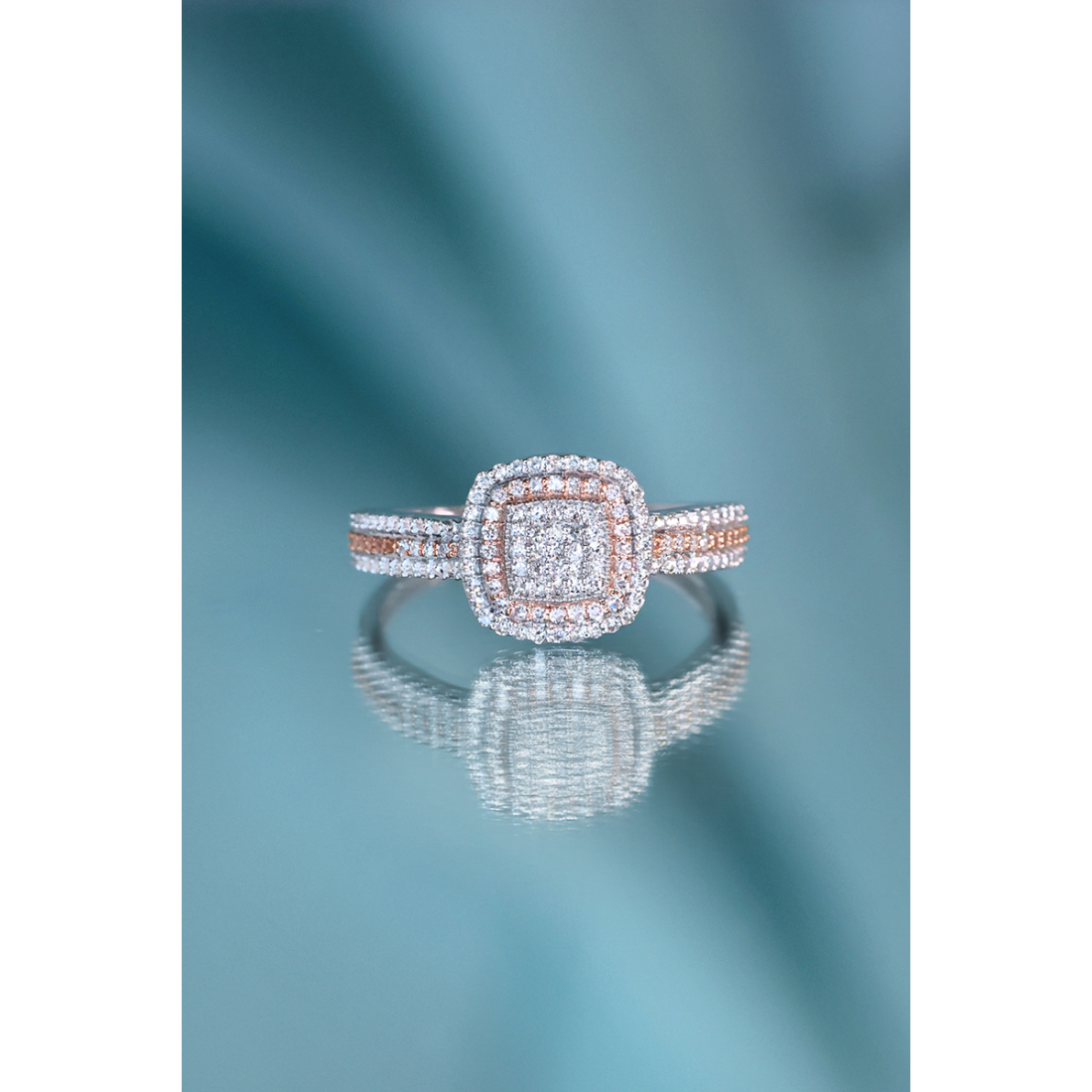 Bague 'Carré Antique' pour Femmes