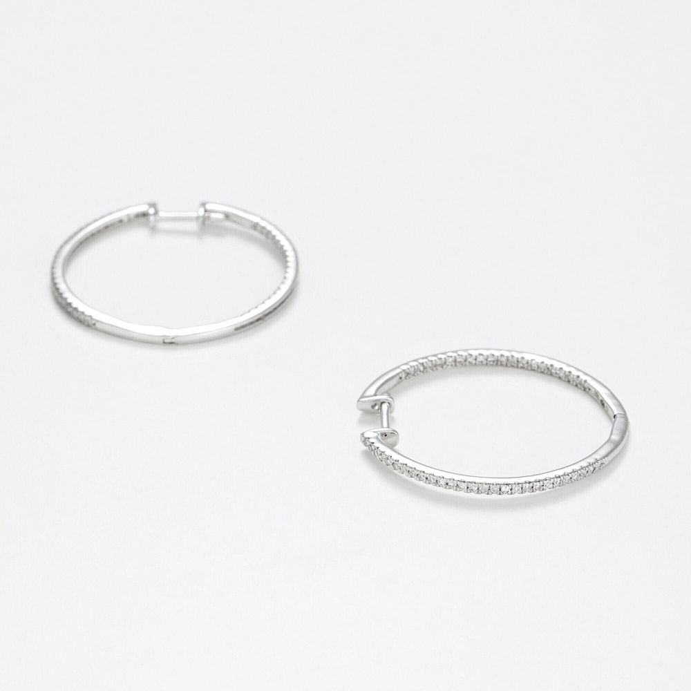 Women's 'Créoles de diamants' Earrings