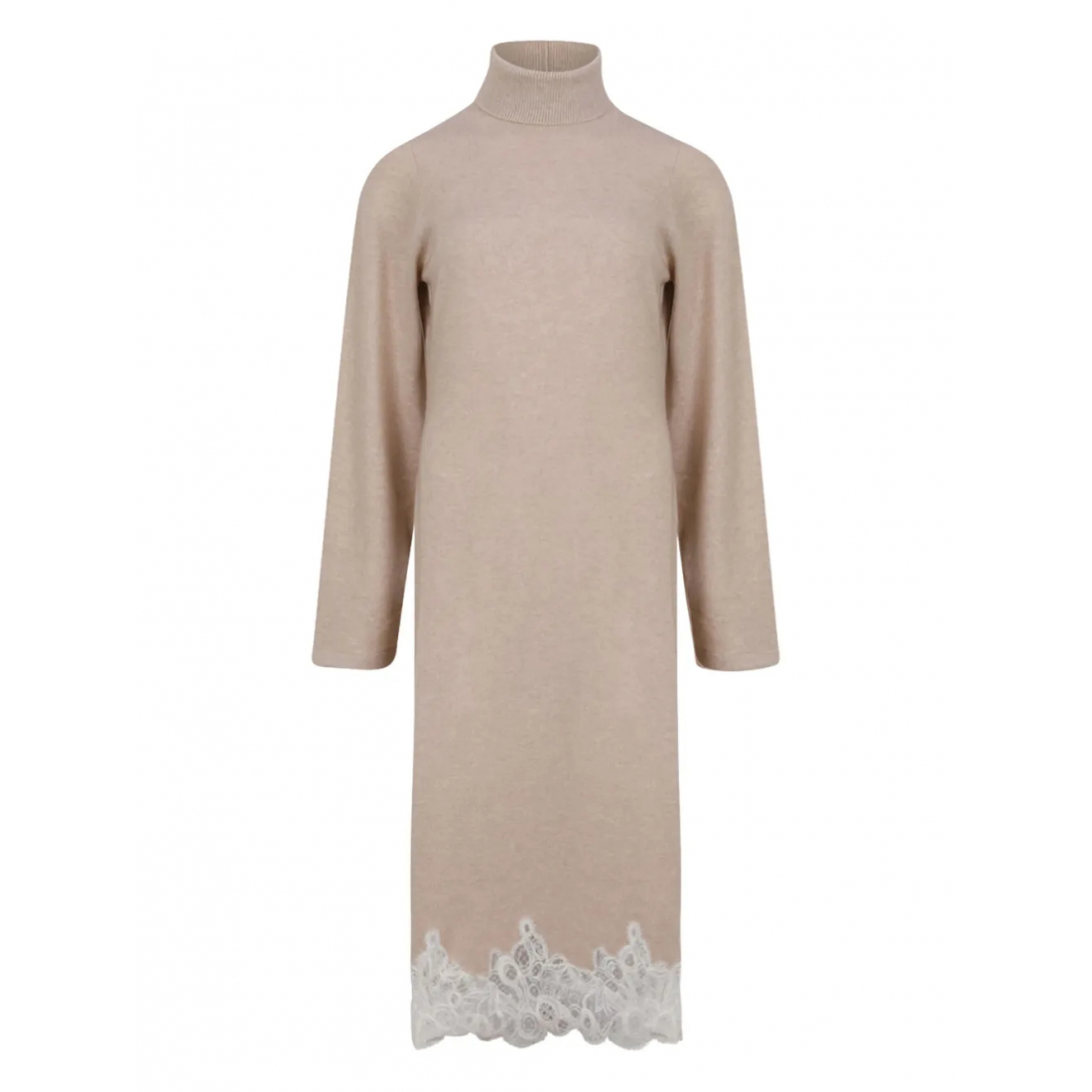 Robe à manches longues 'Lace-Trim' pour Femmes