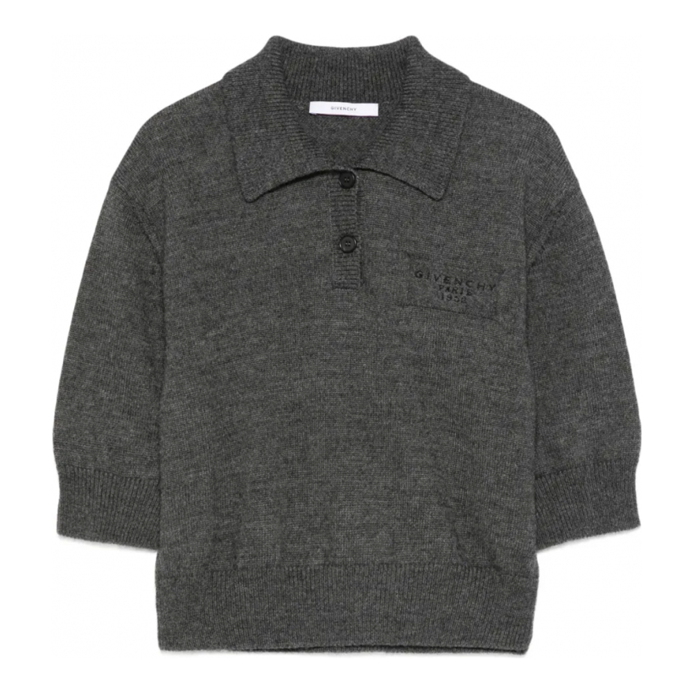 Pull 'Short-Sleeve Logo' pour Femmes