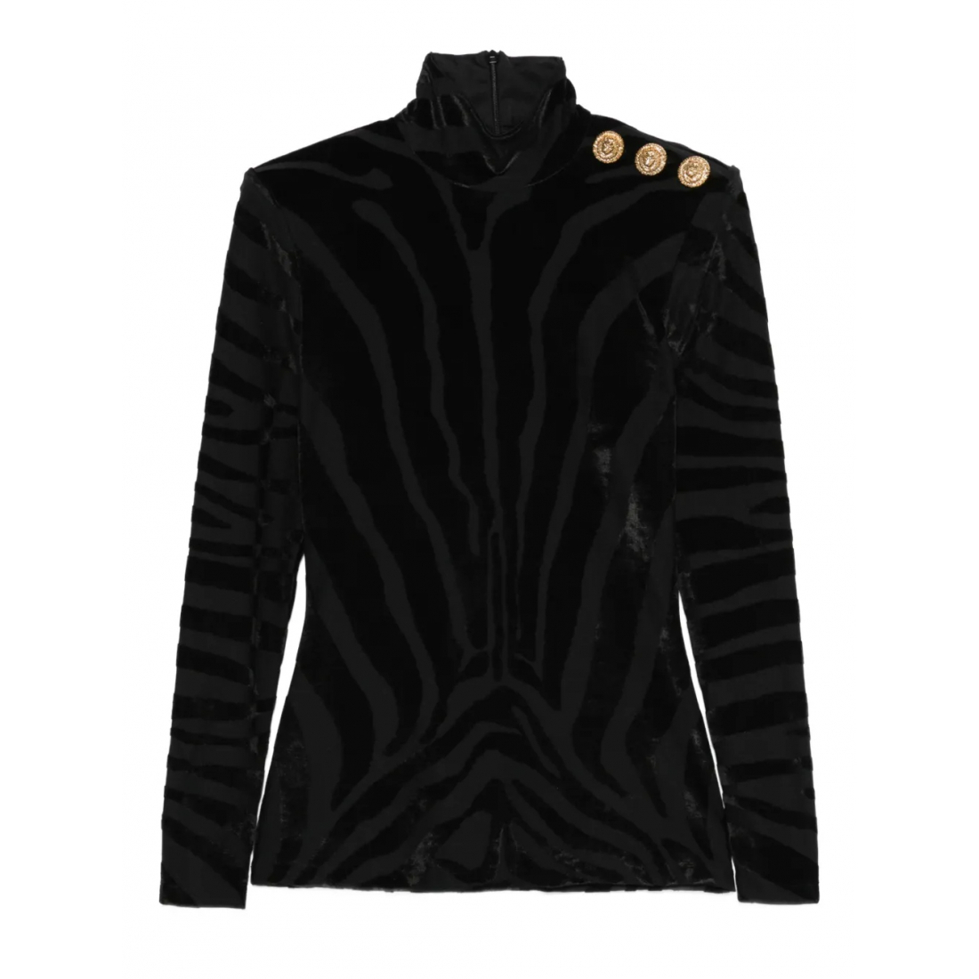 Top 'Printed Button' pour Femmes