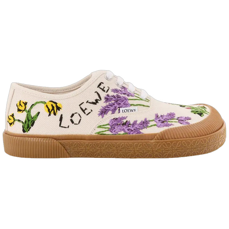 Sneakers 'Floral-Embroidered' pour Hommes
