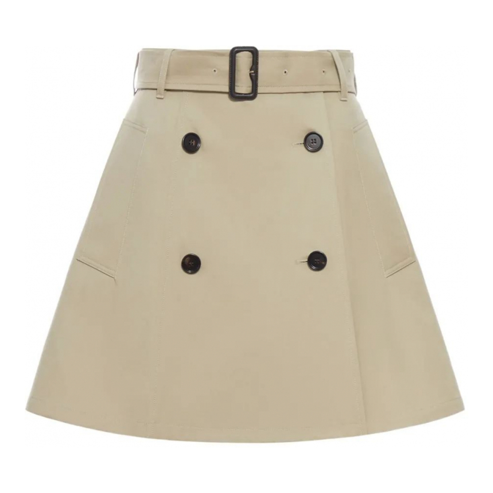 Jupe 'Belted Double-Breasted' pour Femmes