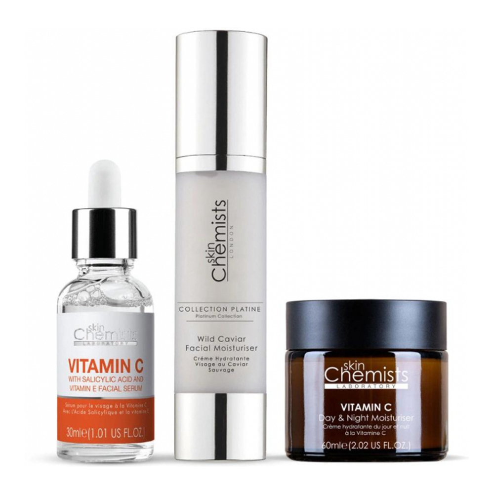 'Caviar & Vitamin C' Anti-Aging-Set - 3 Stücke