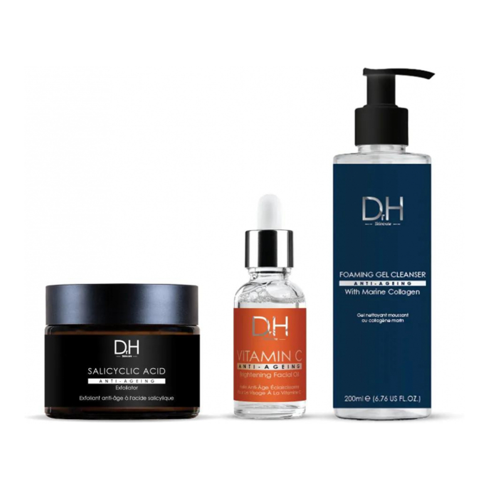 Coffret de soins de la peau 'Cleansing & Brightening' - 3 Pièces