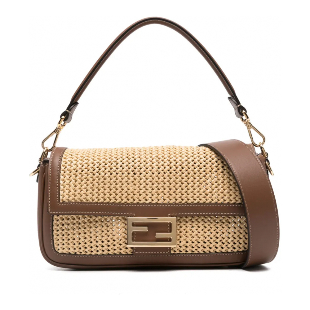 Women's 'Baguette Macramé-Detail' Shoulder Bag