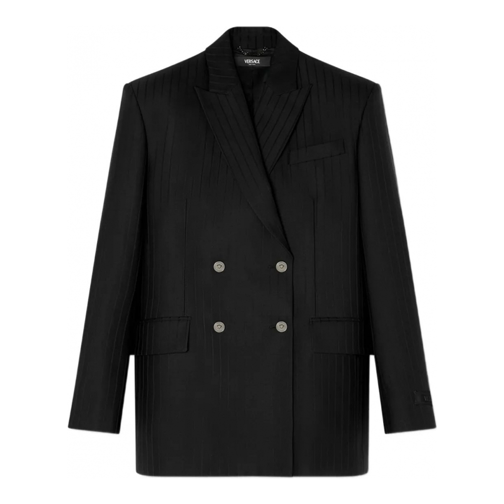 Blazer 'Pinstripe Double-Breasted' pour Femmes