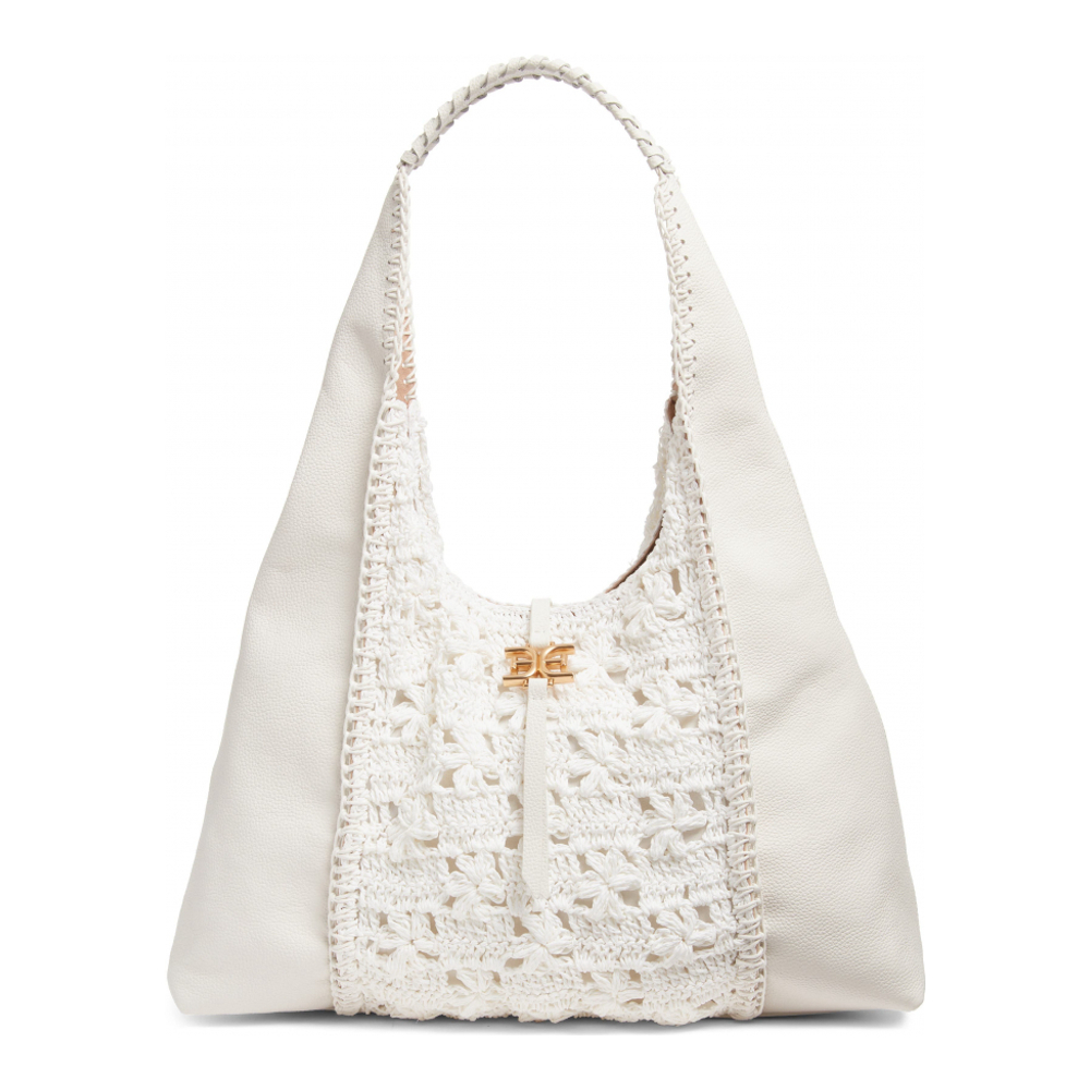 Sac Hobo 'Sylvia Crochet Panel' pour Femmes