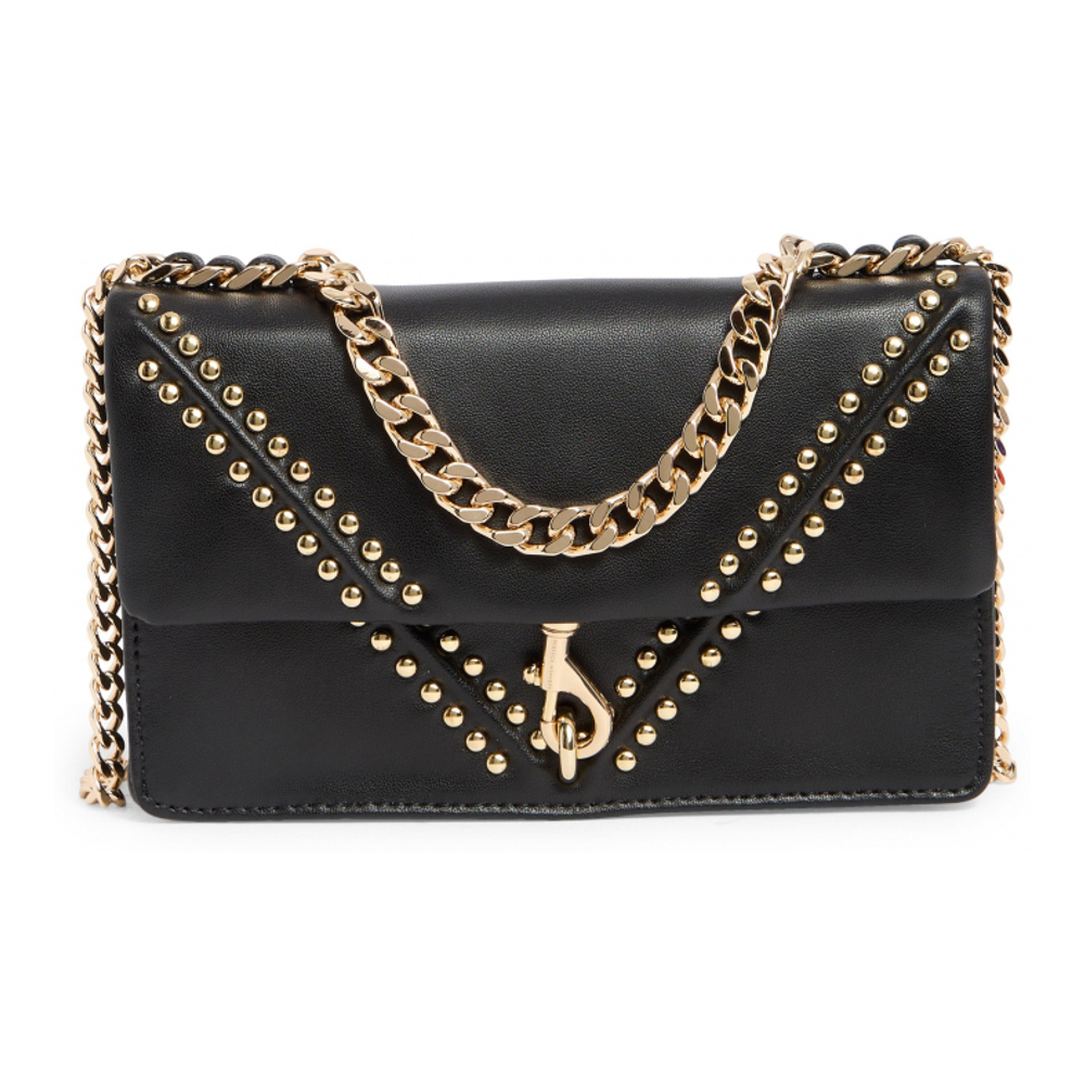 Women's 'V Studded Wallet on a Chain' Crossbody Bag
