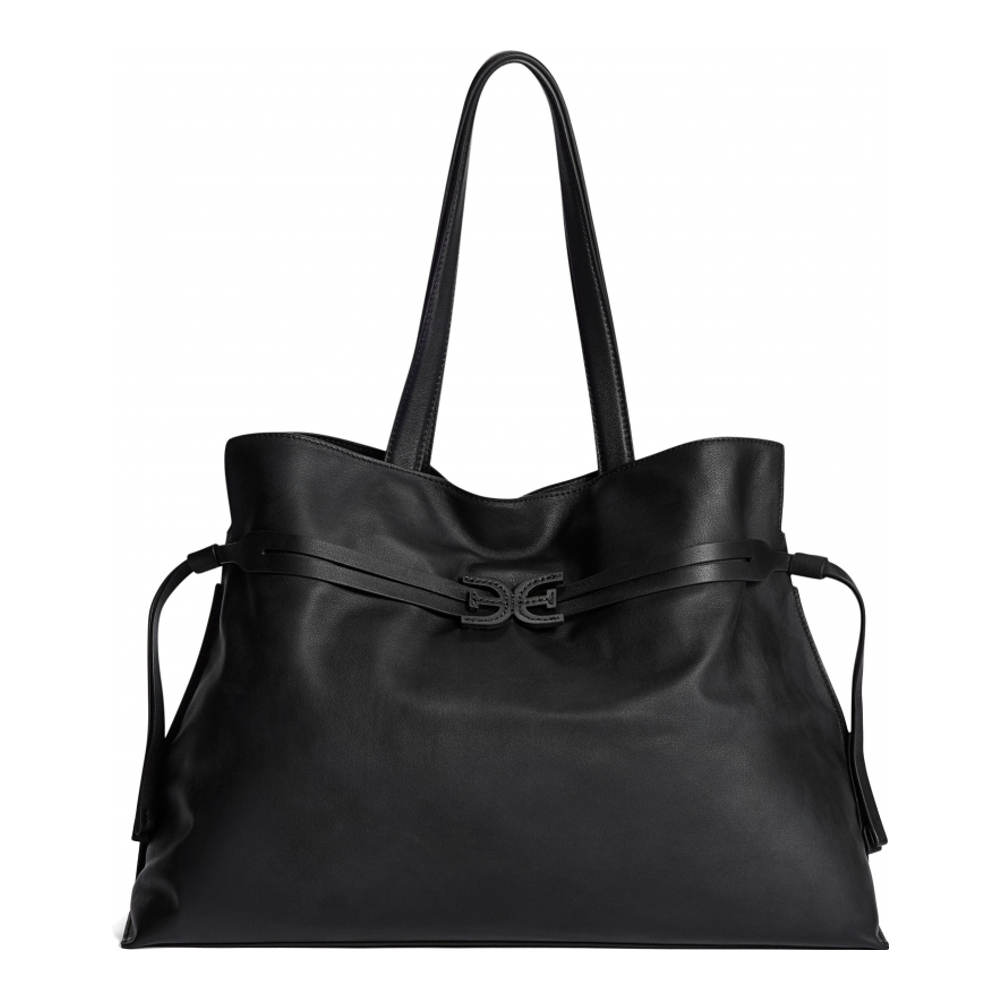 Women's 'Large Poppy Drawstring' Crossbody Bag