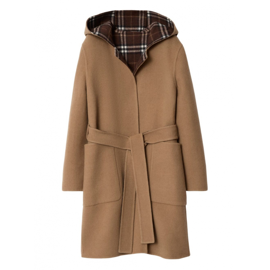 Manteau 'Hooded Belted' pour Femmes