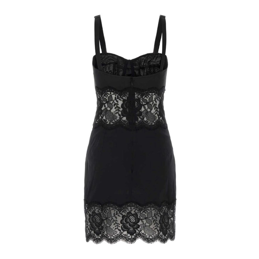 Women's 'Lace Panelled' Midi Dress