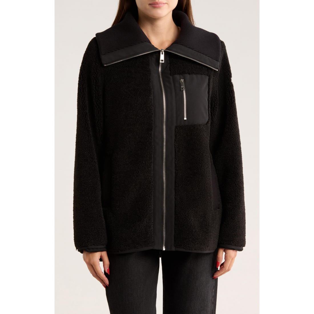 Manteau 'Zip Fleece' pour Femmes
