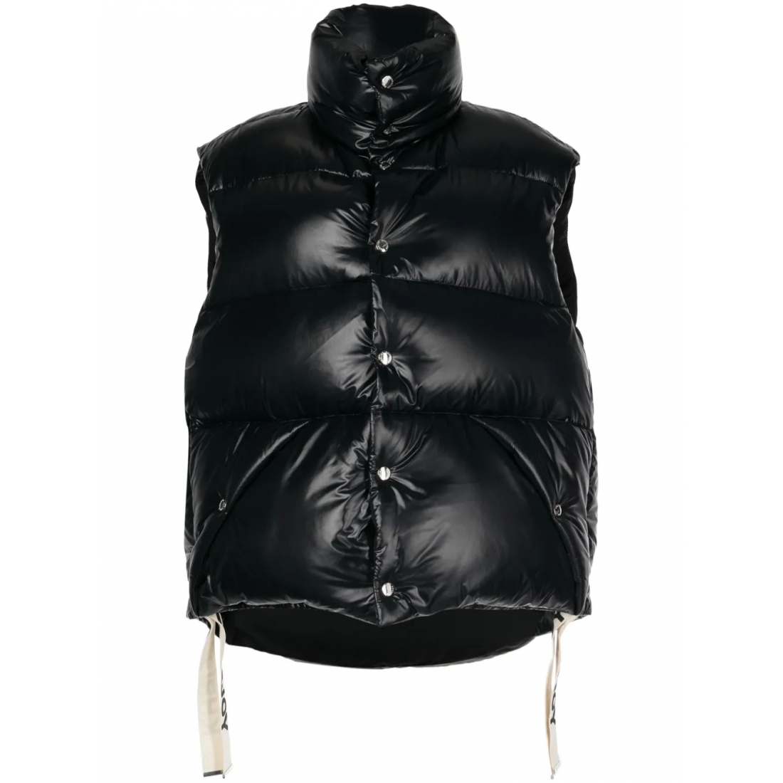 Gilet matelassé 'Logo-Tape Shiny' pour Hommes