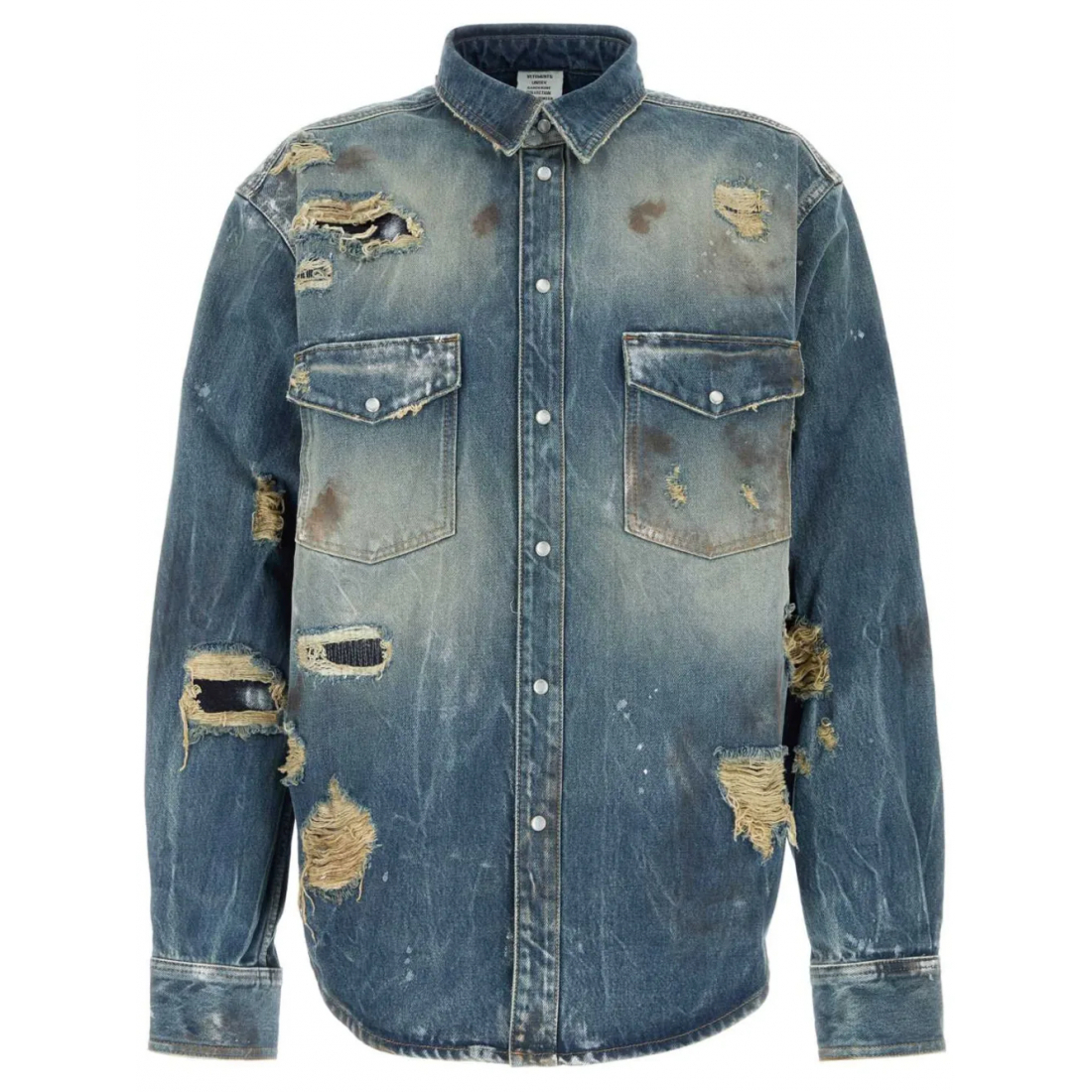 Chemise en Jean 'Distressed' pour Hommes