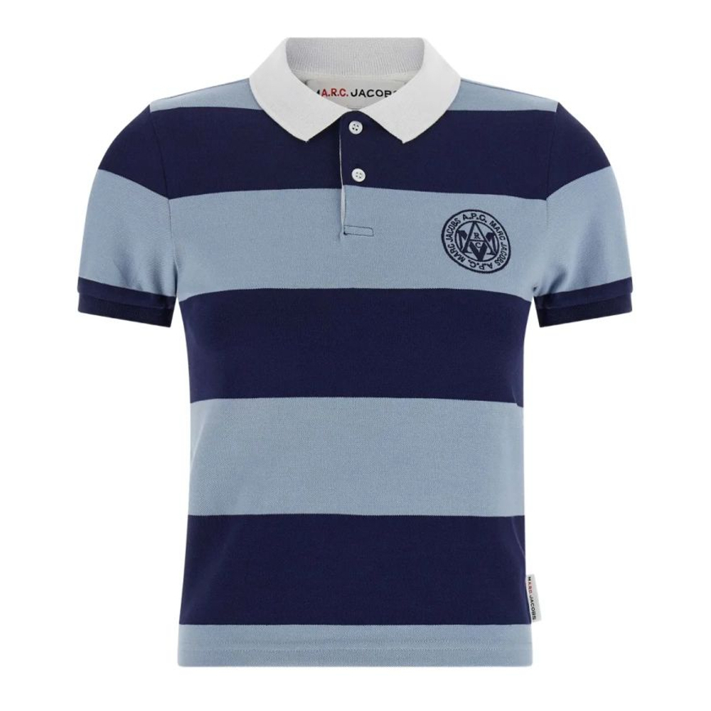 Polo 'x Marc Jacobs Striped' pour Femmes