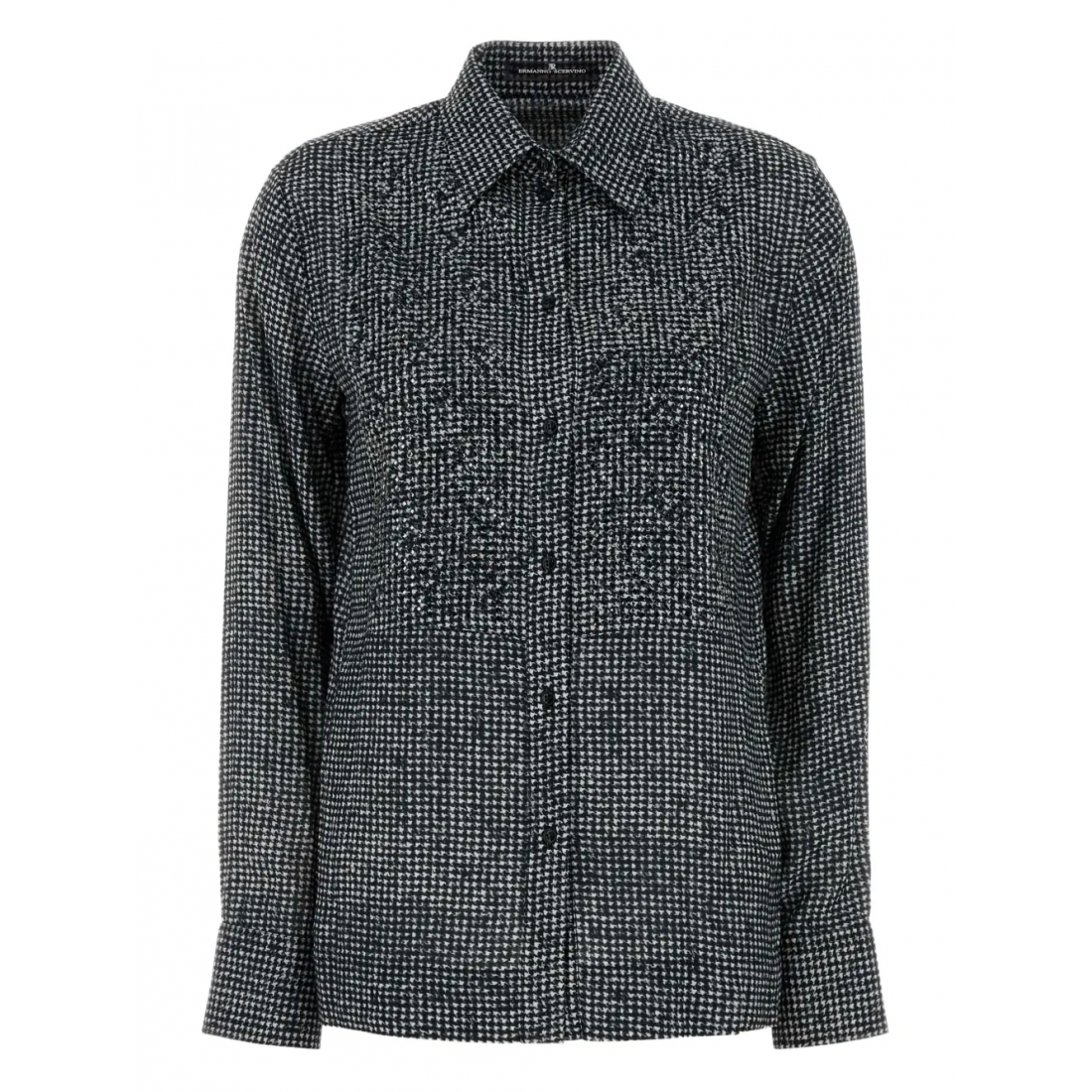 Chemise 'Houndstooth-Pattern' pour Femmes