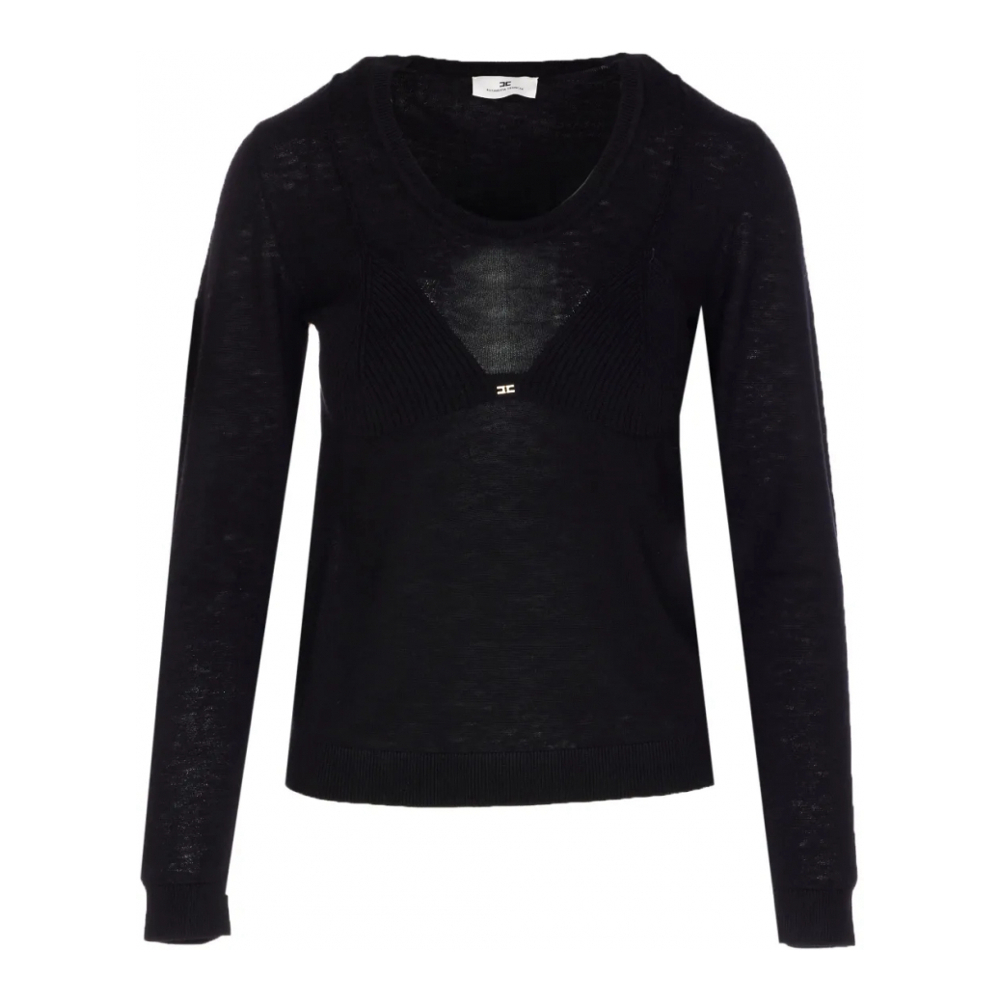 Women's 'Ribbed Crew-Neck' Sweater