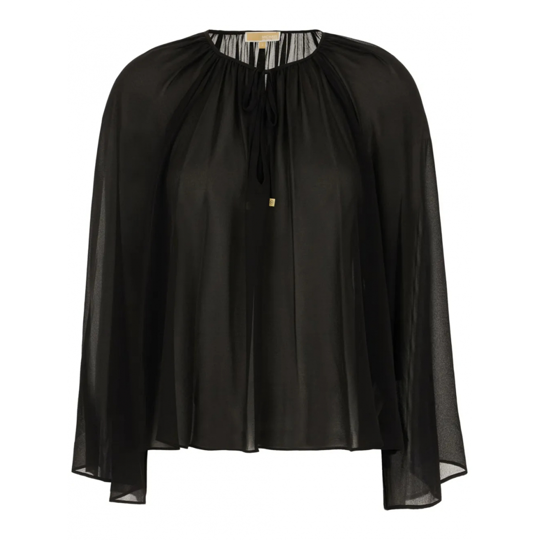 'Georgette V-Neck' Langärmelige Bluse für Damen