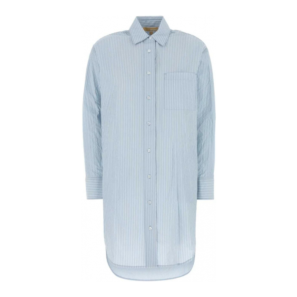 Women's 'Pinstripe Button-Up' Shirtdress