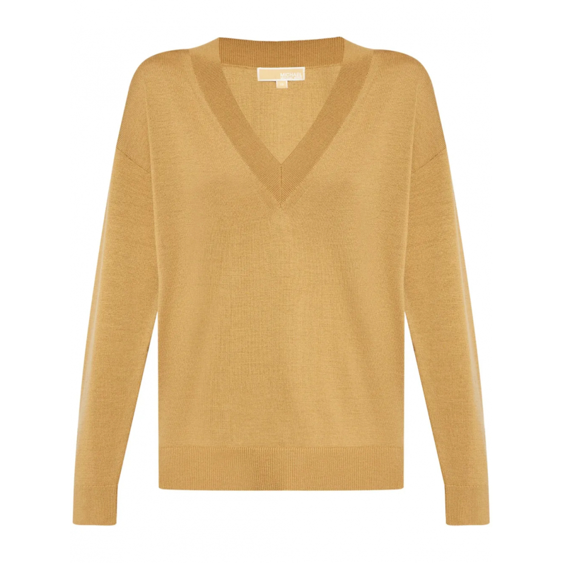 Women's 'Buttoned Cuffs V-Neck' Sweater