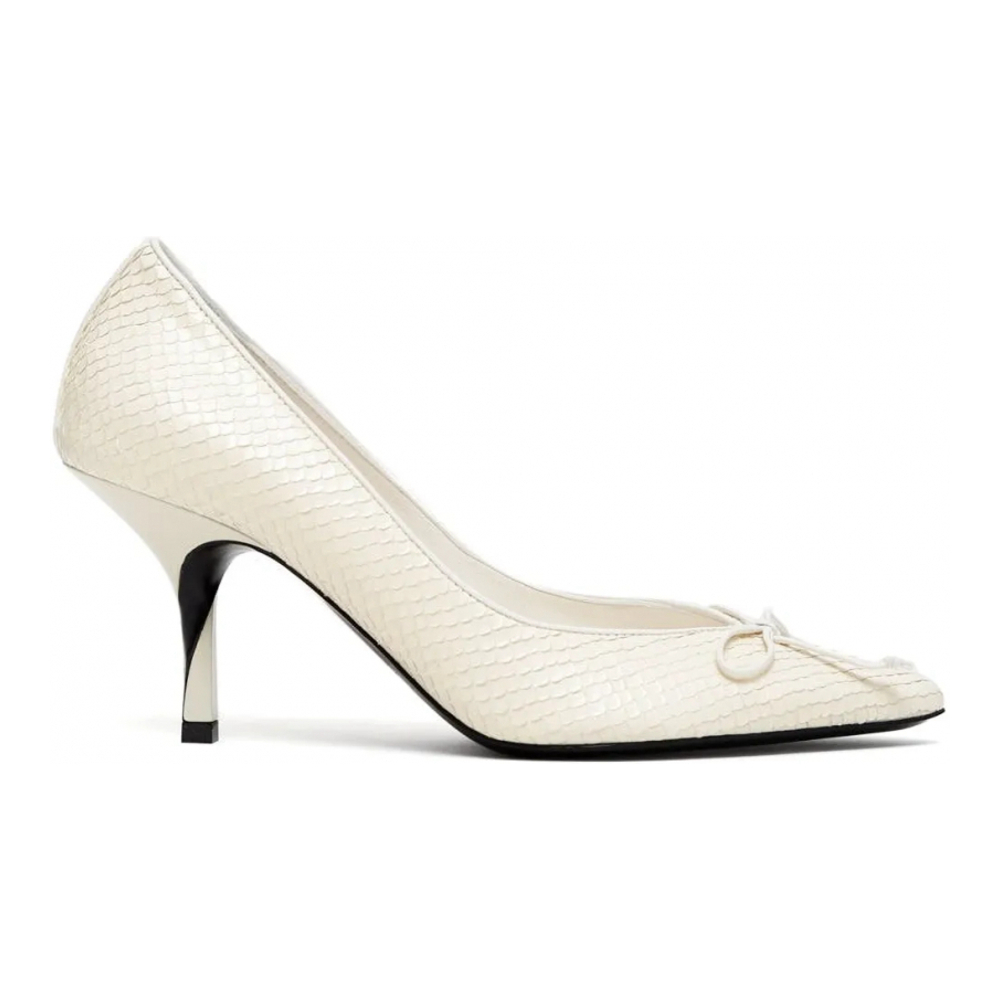 Escarpins 'Snakeskin Bow' pour Femmes