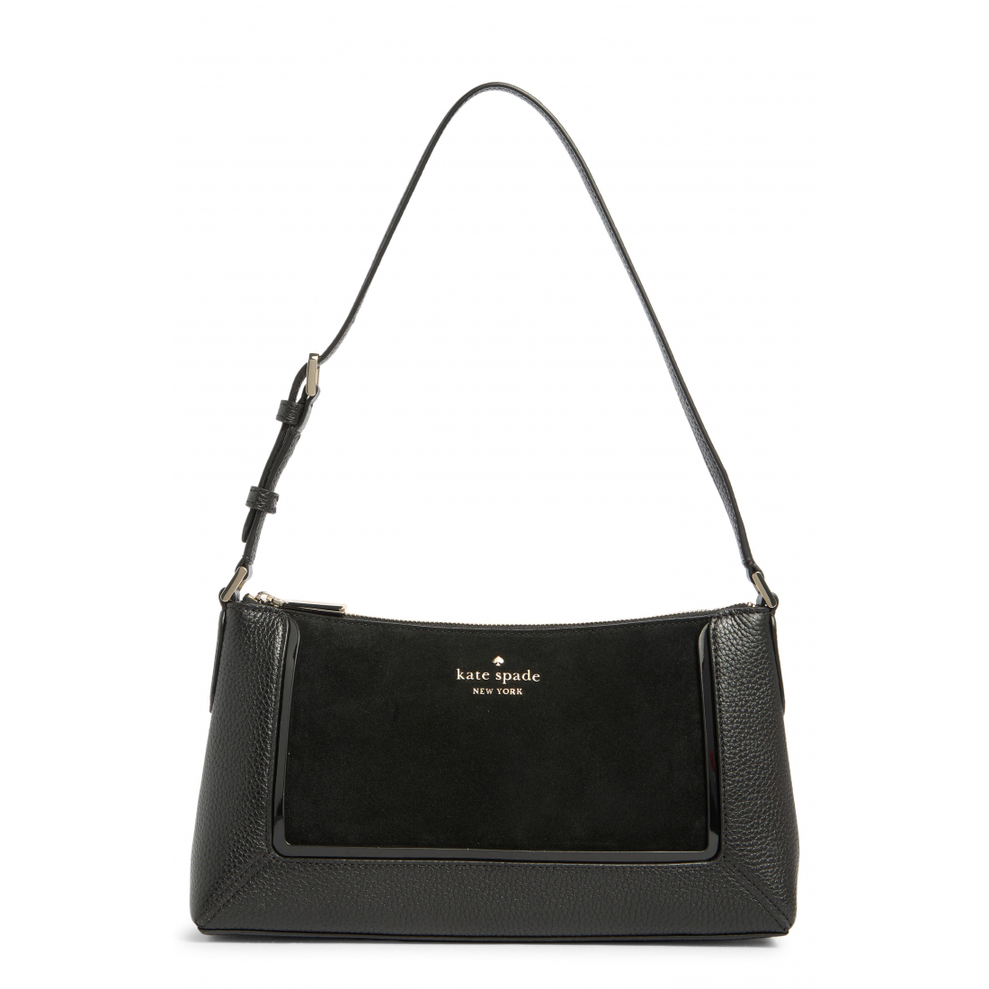 Women's 'Lena Suede & Pebbled' Shoulder Bag