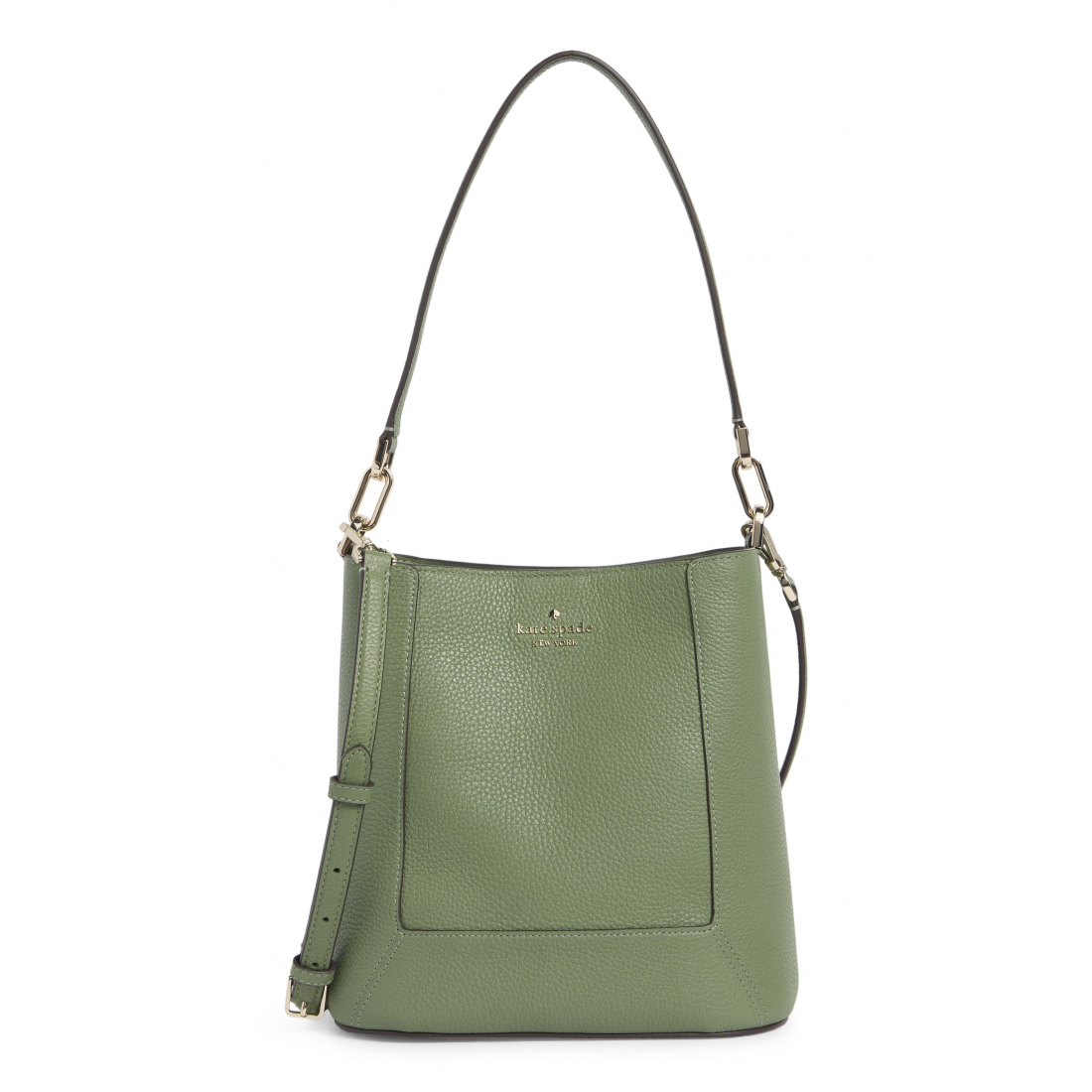 Women's 'Lena Pebbled' Bucket Bag