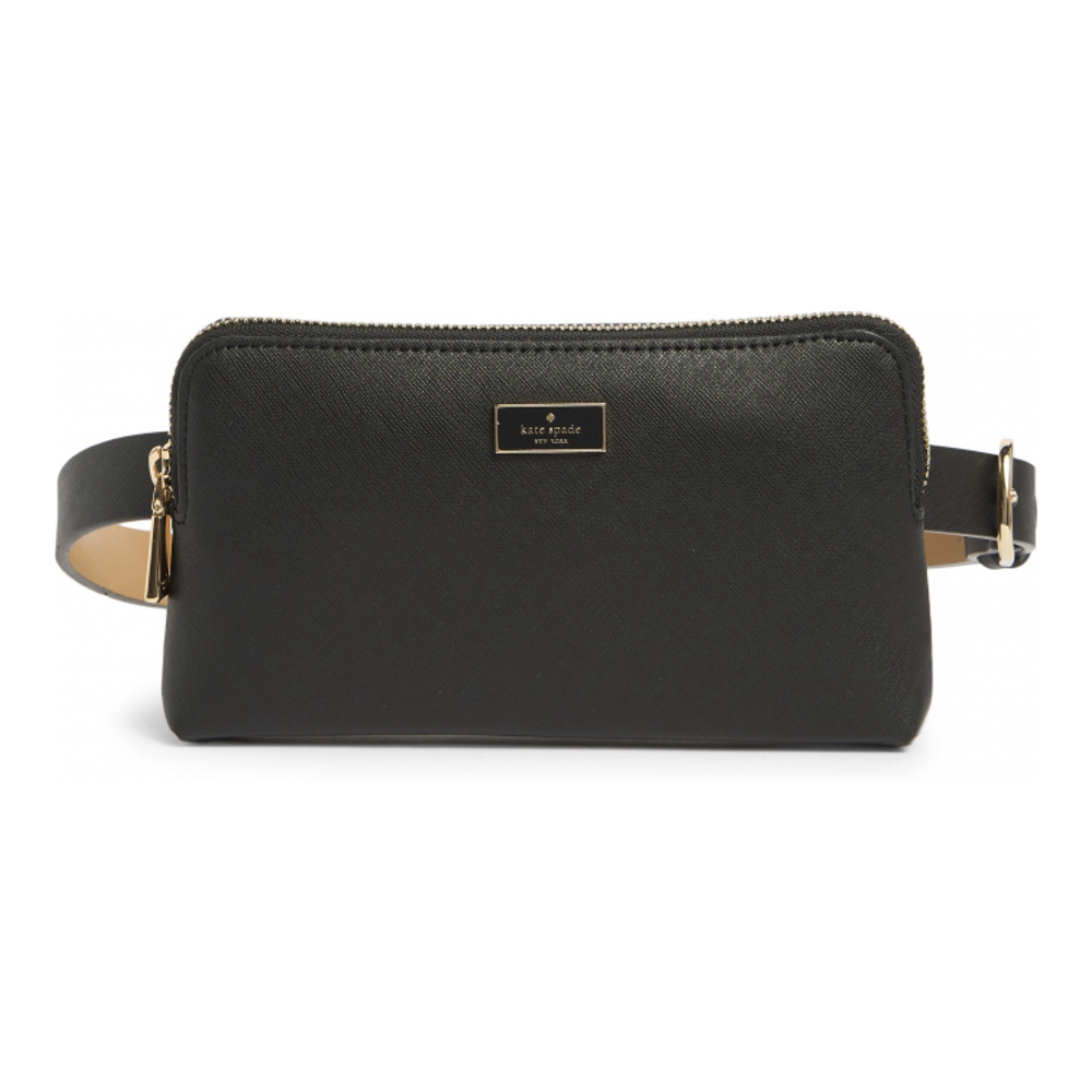 Women's 'Saffiano Top Zip' Belt Bag