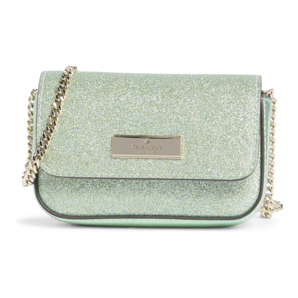 Women's 'Kenzie Glitter Card Case' Crossbody Bag