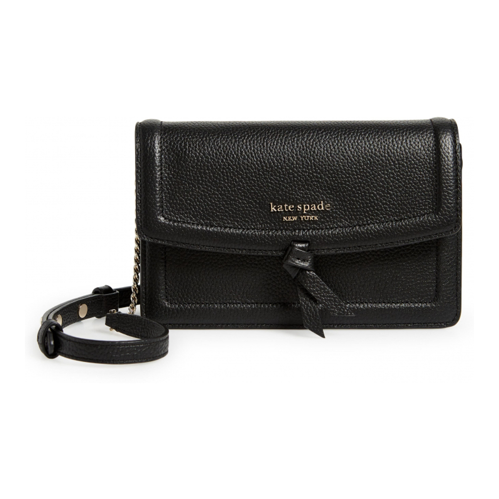 Women's 'Knott Pebbled Flap' Crossbody Bag