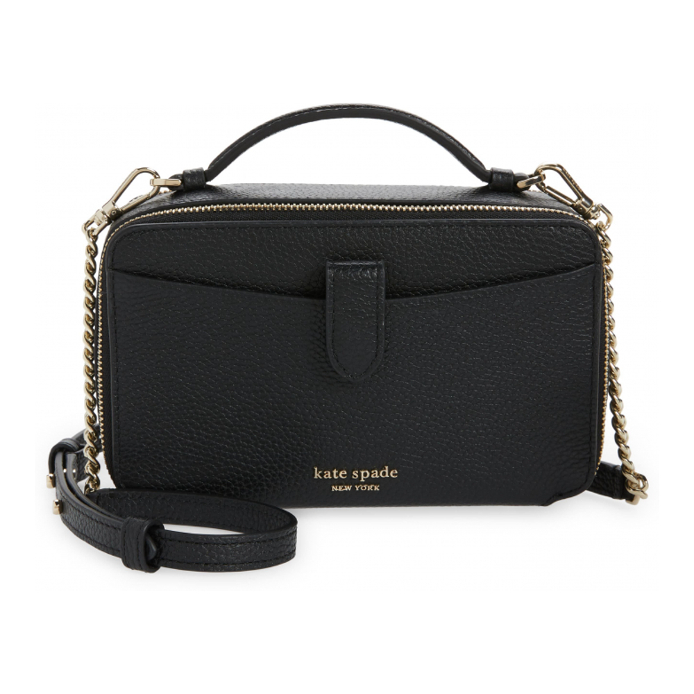 Women's 'Hudson Pebble Double Zip' Crossbody Bag