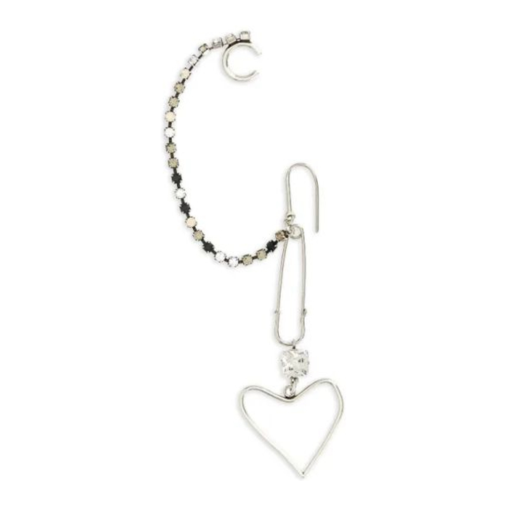 Women's 'Heart Crystal-Embellished' Ear cuff