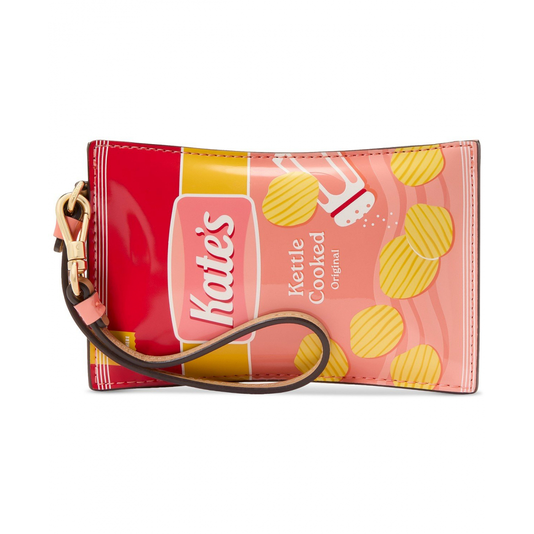 Women's 'Snack Time Patent  Wristlet' Card case