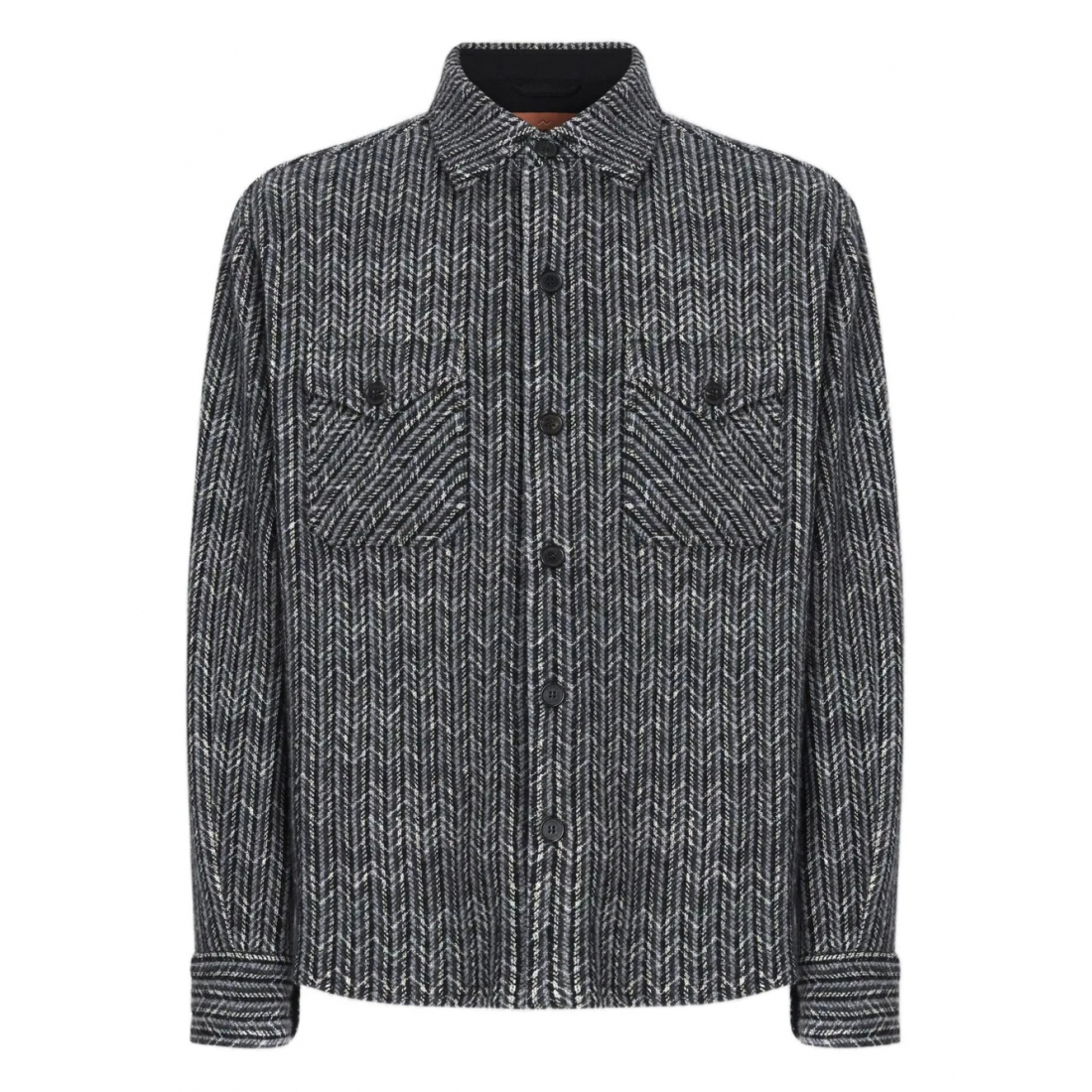 Chemise 'Herringbone-Pattern' pour Hommes