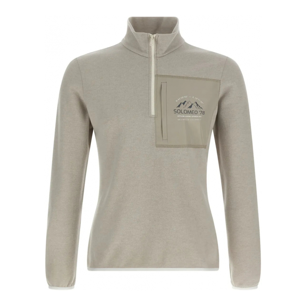 Sweatshirt 'Half-Zip' pour Femmes