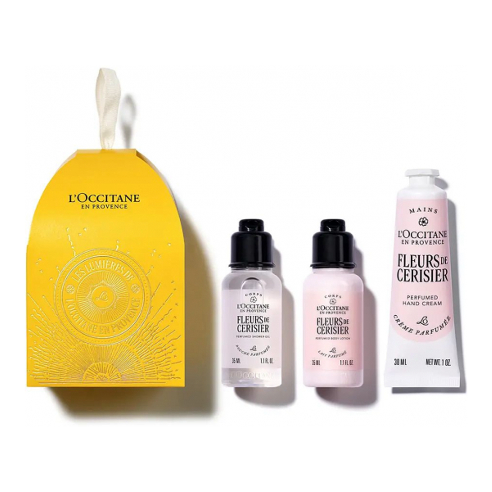 'Fleurs De Cerisier' Body Care Set - 3 Pieces