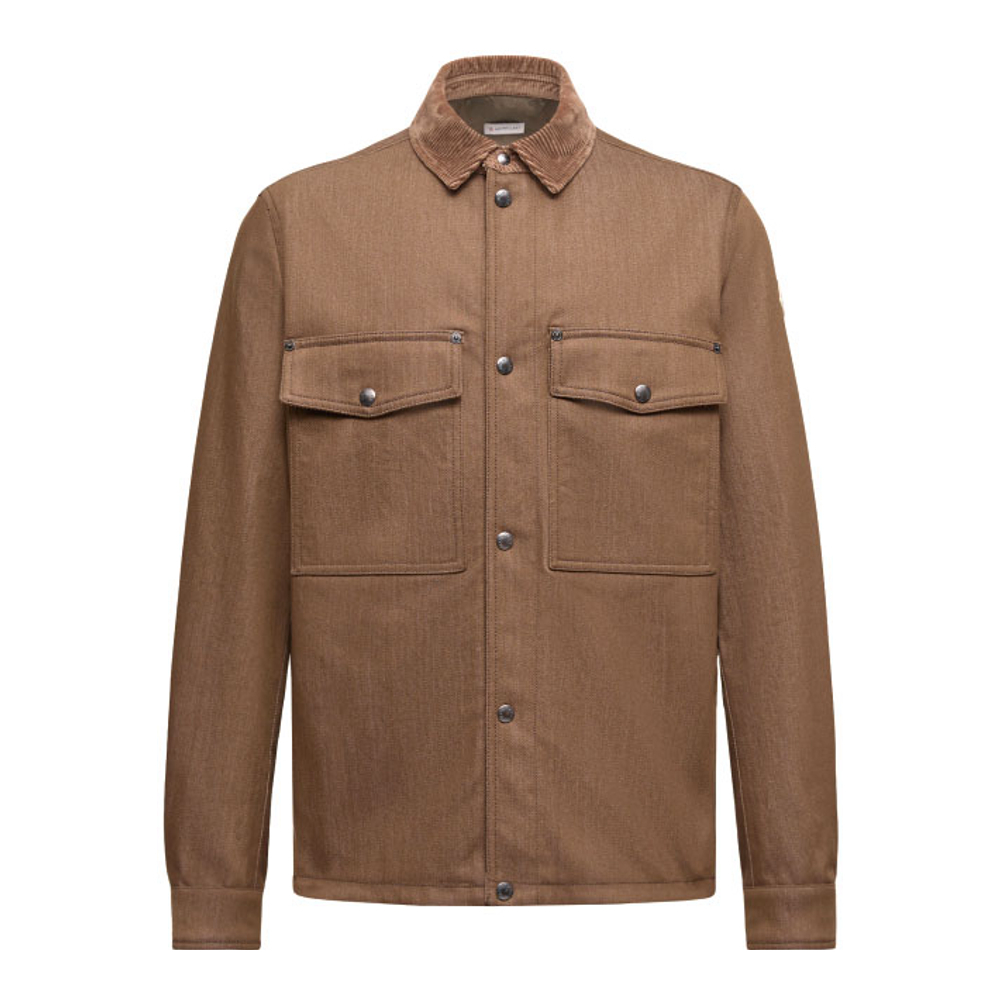 Men's 'Corduroy-Trimmed Shirt' Overshirt