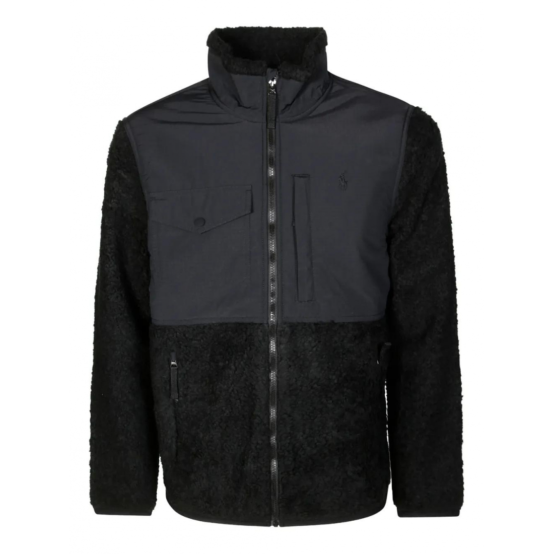 Veste de pluie 'Zip-Up Long-Sleeves Pile' pour Hommes