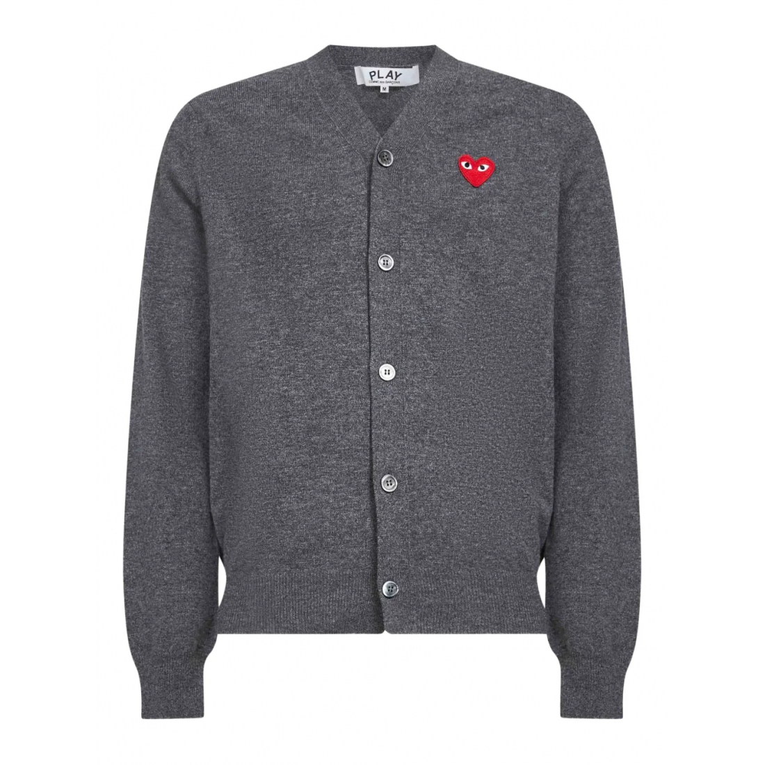 Men's 'Button Heart-Logo' Cardigan