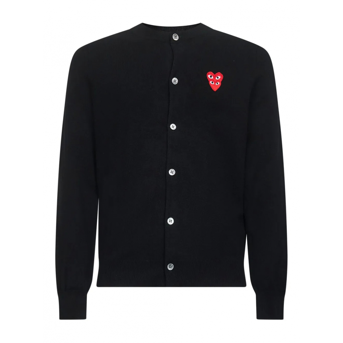 Men's 'Button Heart-Logo' Cardigan