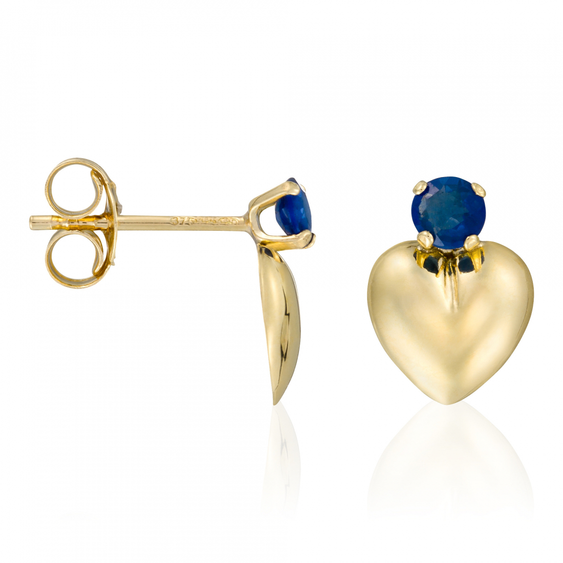 Boucles d'oreilles 'Blue Heart' pour Femmes