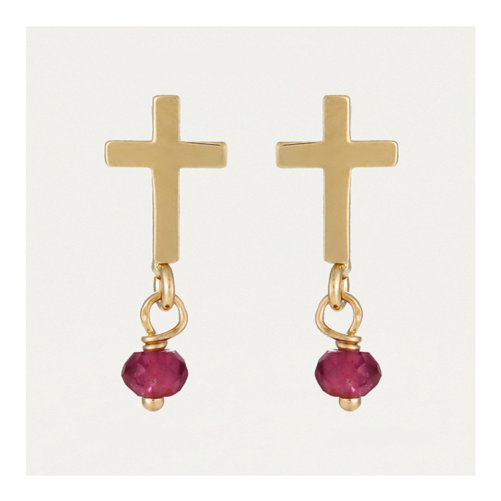 Boucles d'oreilles 'Croix' pour Femmes
