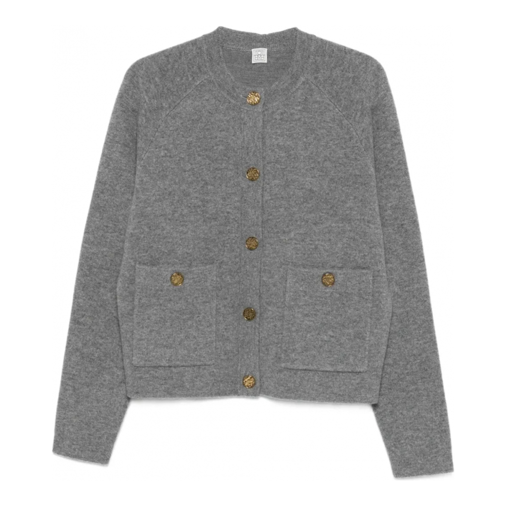 Women's 'Buttoned Patch-Pocket' Cardigan