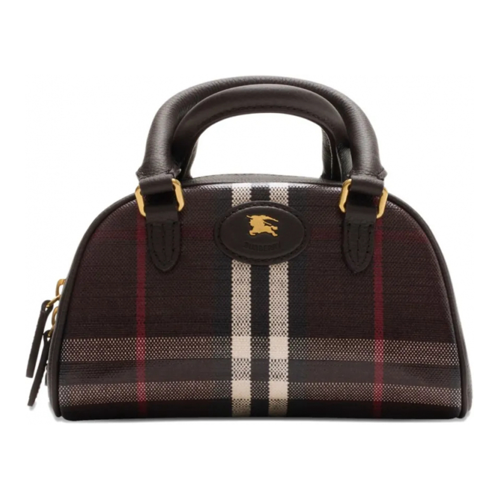 Women's 'Highlands Check-Pattern Mini' Top Handle Bag