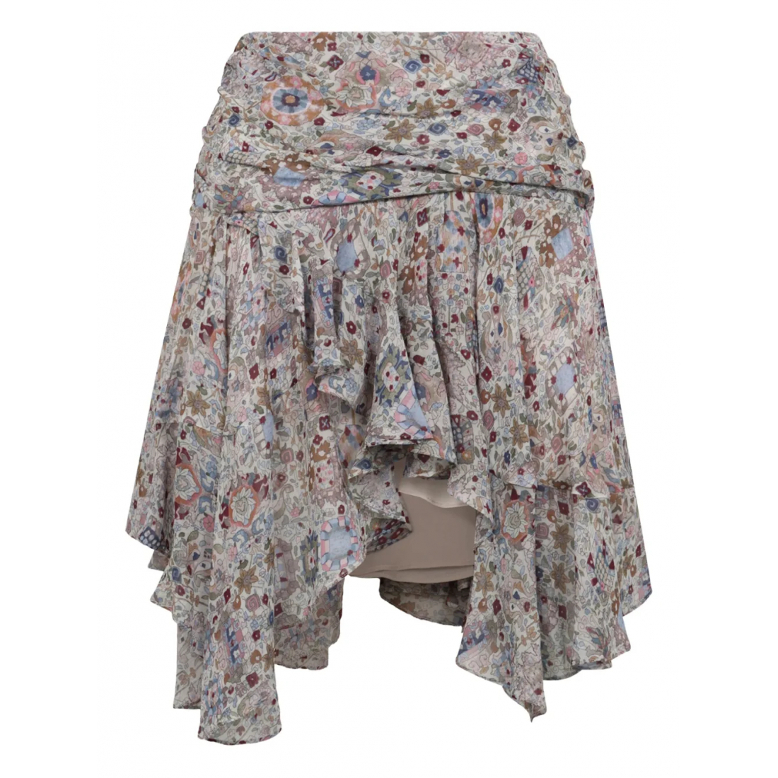 Women's 'Ruffled Asymmetric' Mini Skirt