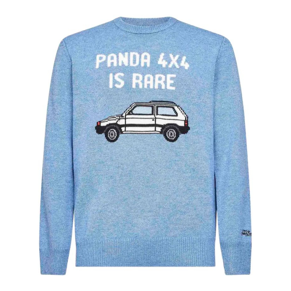 Men's 'Car-Motif Crew-Neck' Sweater